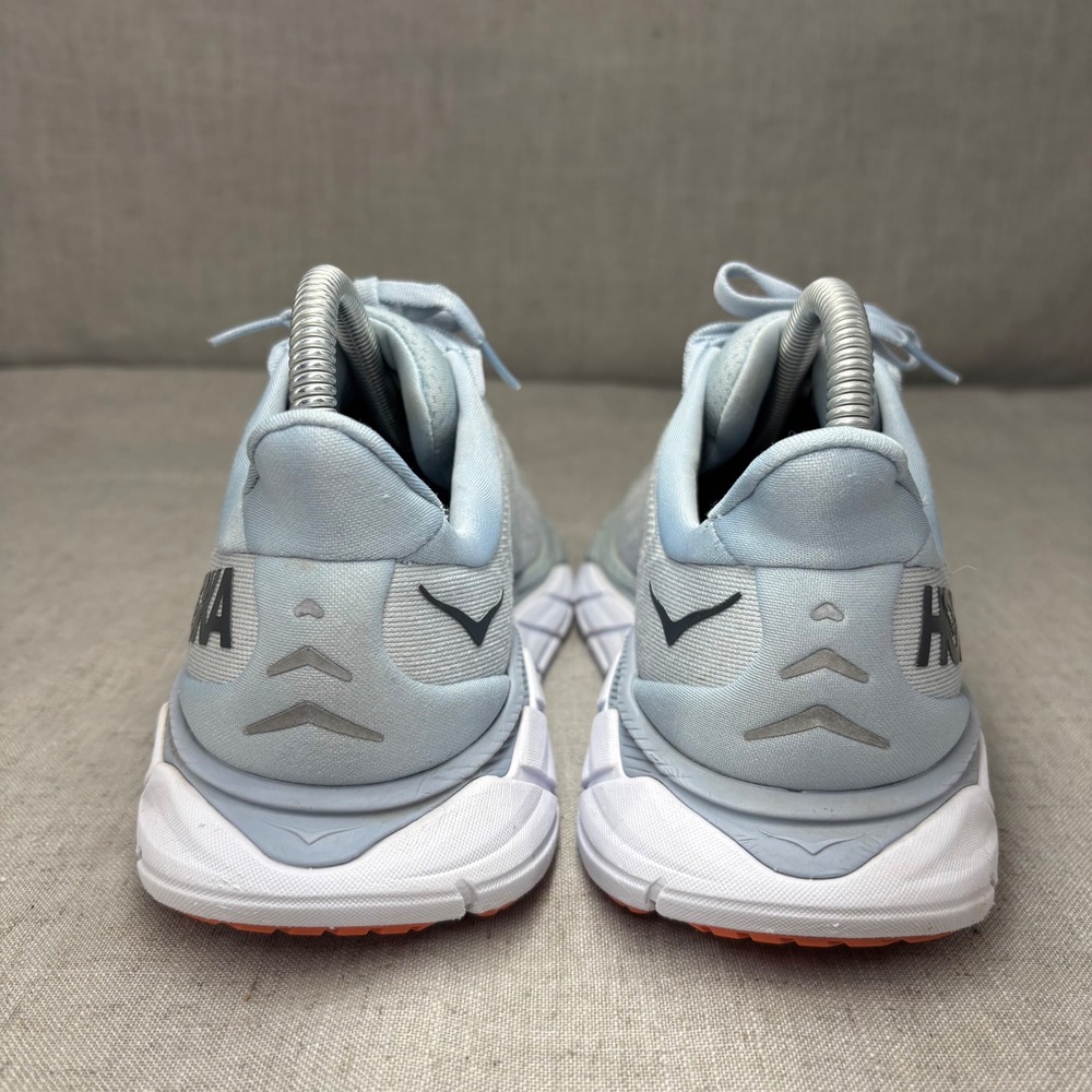 Hoka Arahi 6 Running Shoes Harbor Mist Celery Grey Orange Stability Women's 7.5 - Picture 8 of 12